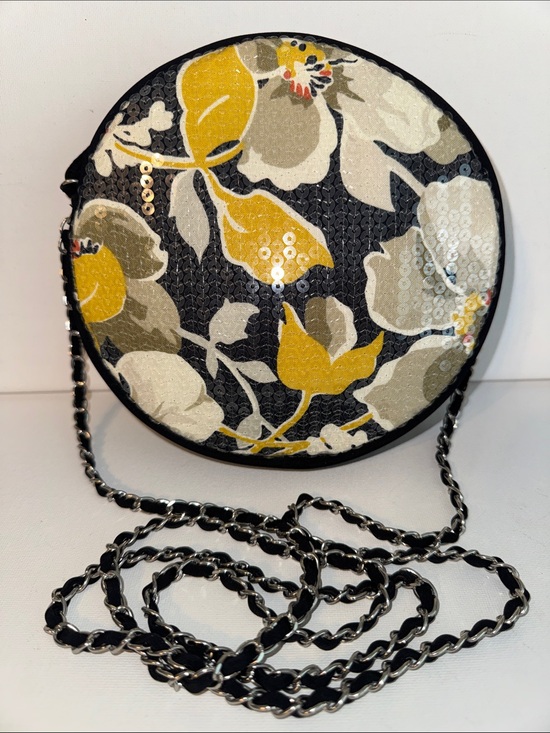 Vera Bradley Handbags - Vera Bradley Shimmer Evening Bag Retired Dogwood